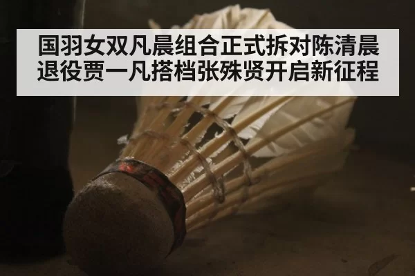 国羽女双凡晨组合正式拆对陈清晨退役贾一凡搭档张殊贤开启新征程